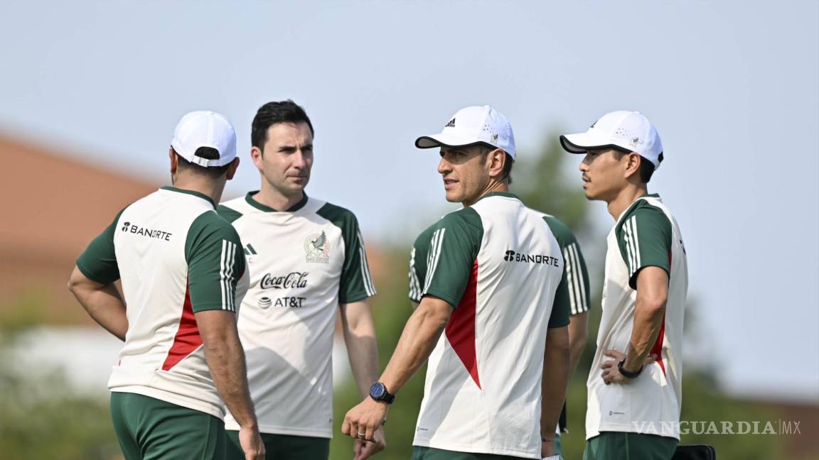 Primer entrenamiento de la Selección Mexicana con su nuevo entrenador, Jaime Lozano