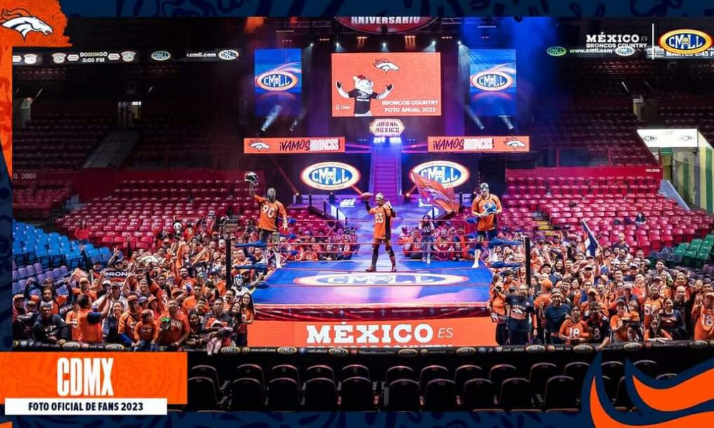 Broncos de la NFL se asocian con el CMLL