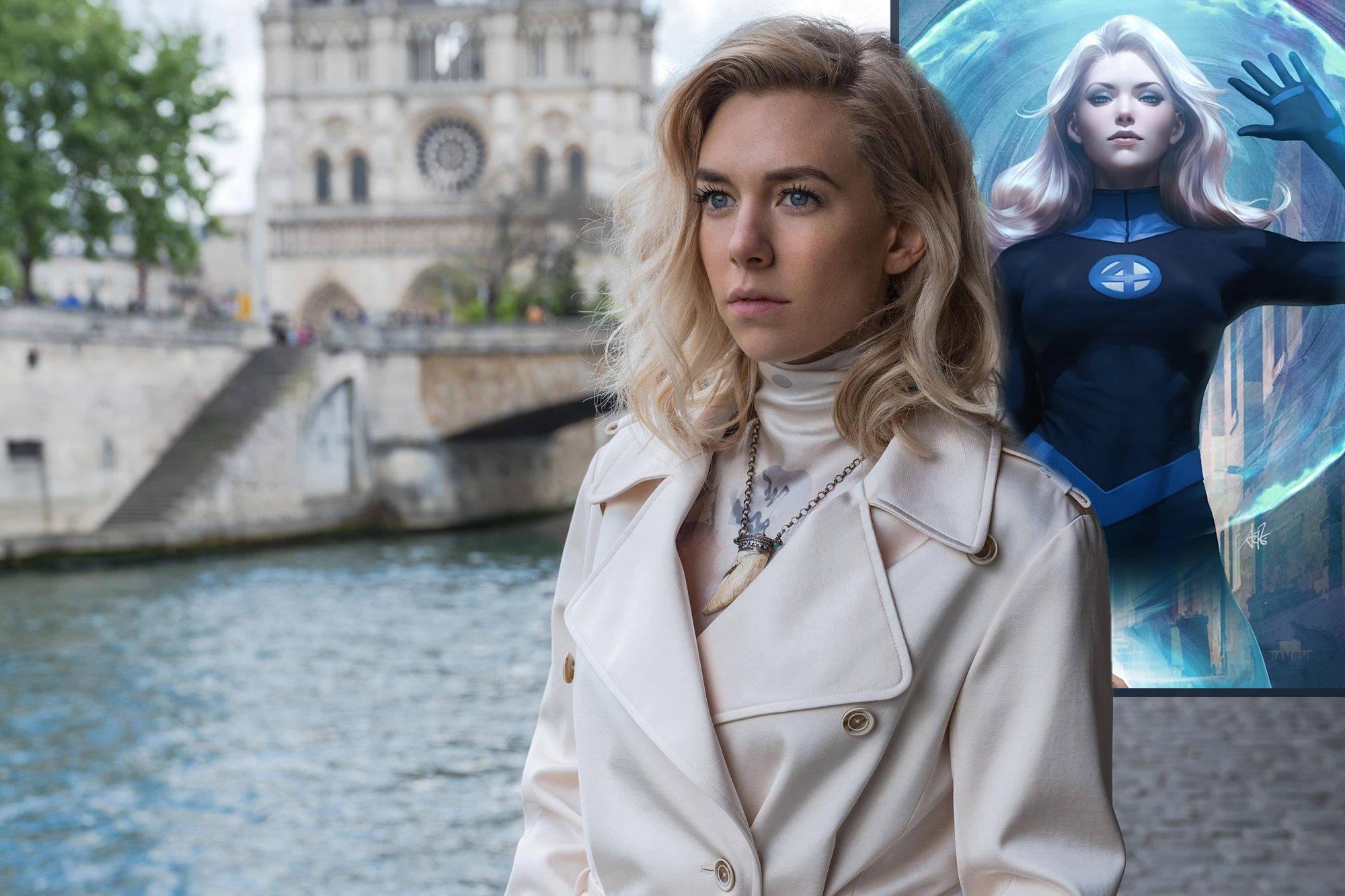 Vanessa Kirby como Sue Storm en Los 4 Fantásticos