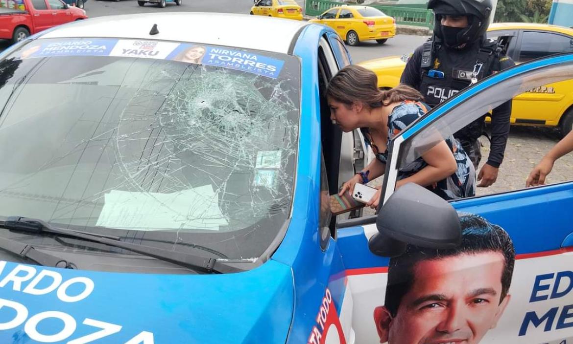 ¡Otro atentado! Disparan contra Estefany Puente en Ecuador