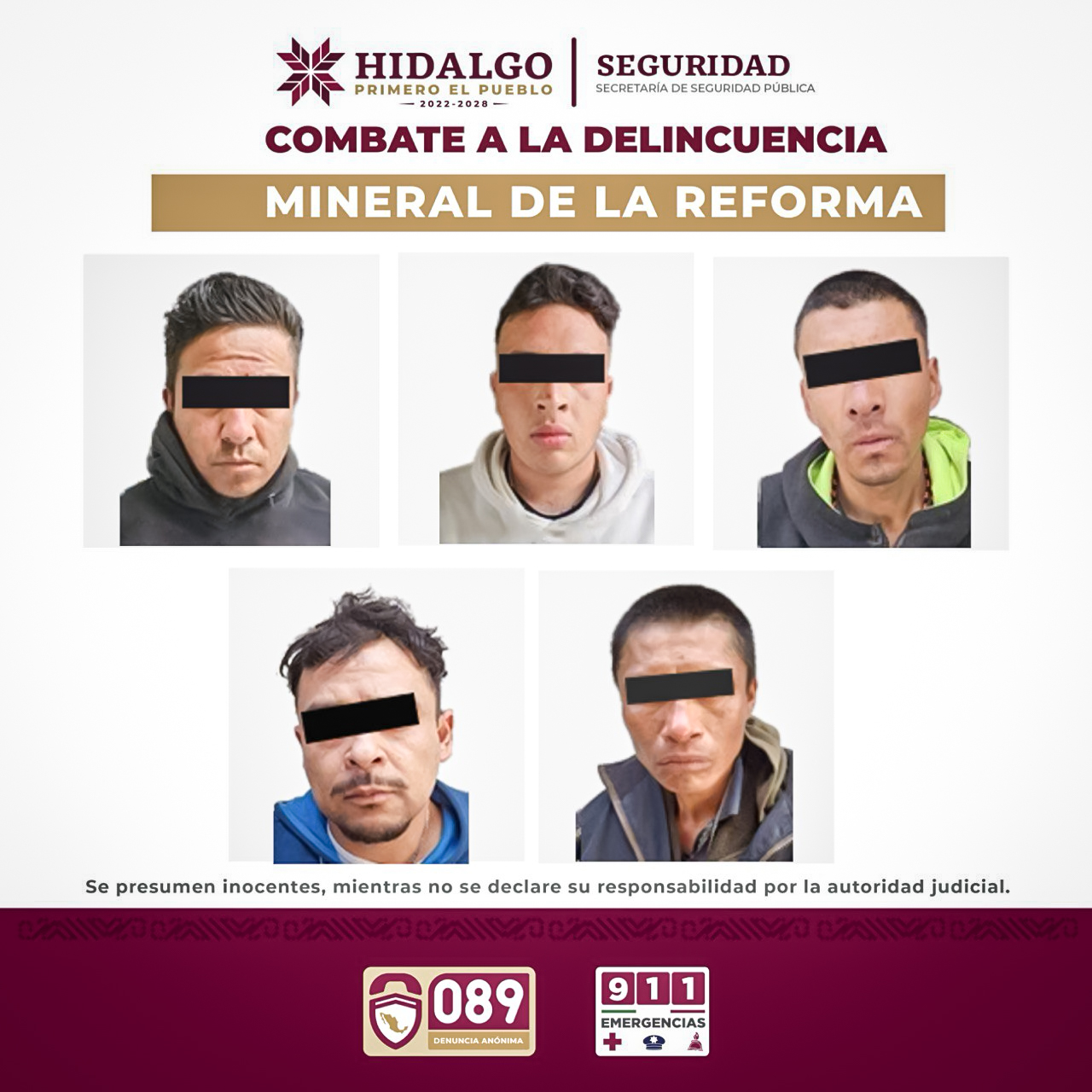 SSPH desmantela tres puntos clave de narcomenudeo en Hidalgo