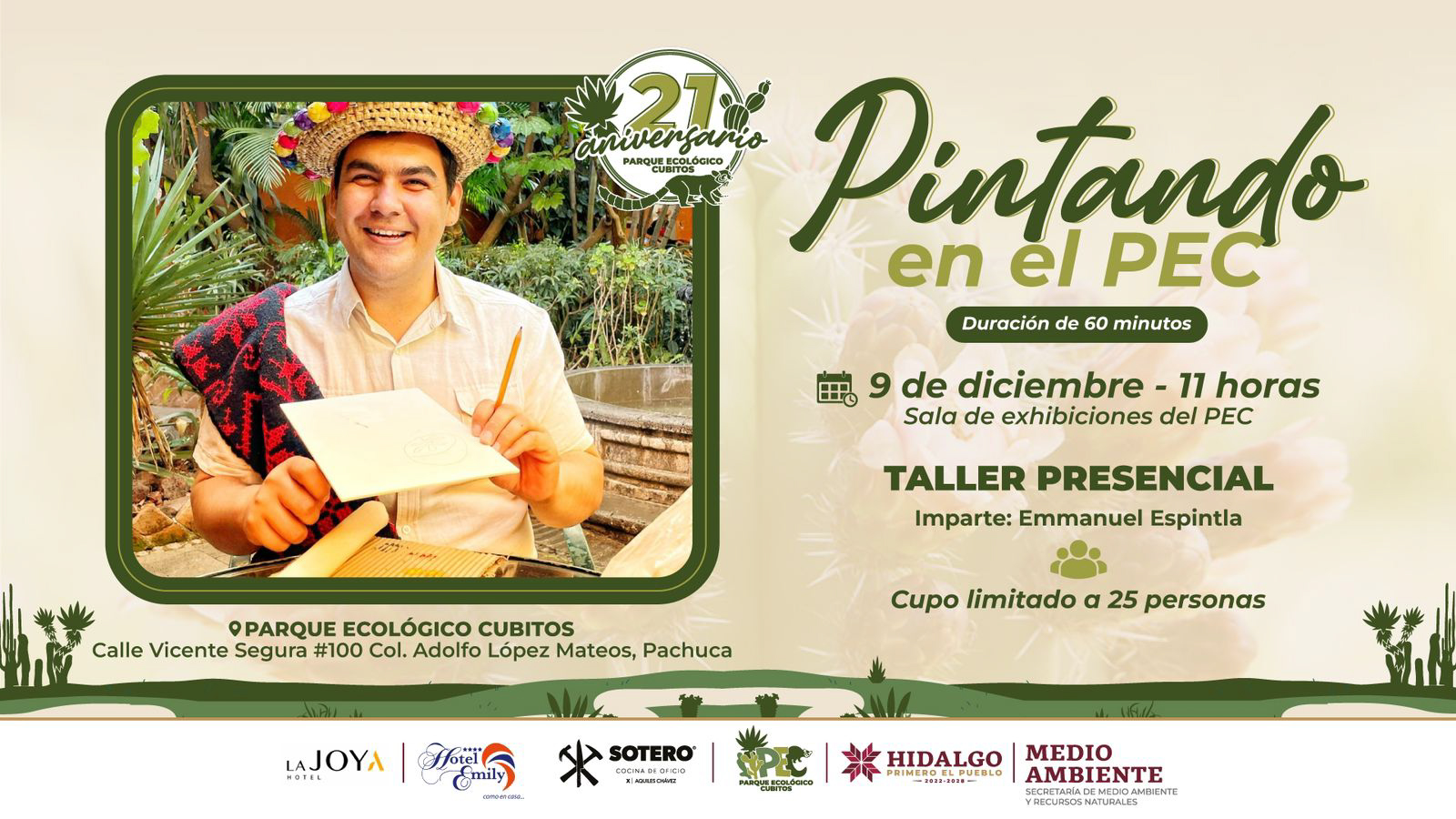 Concluirá con diversas actividades el vigésimo aniversario del Parque Ecológico Cubitos