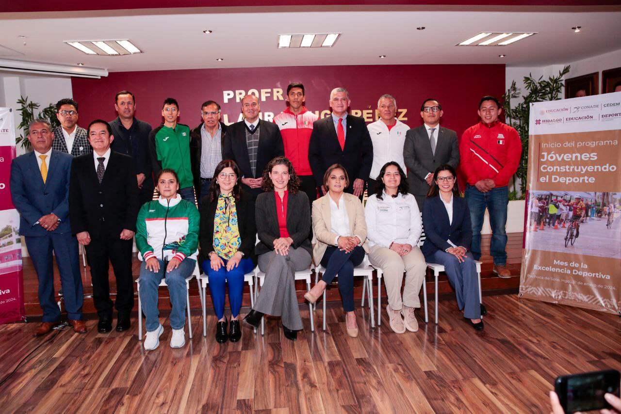Vinculará Conade a deportistas destacados con bachilleres de Hidalgo