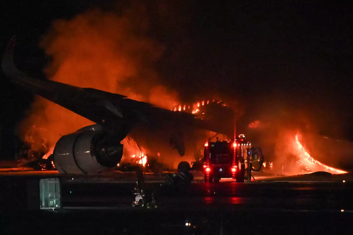 ¿Cómo sucedió el accidente en el aeropuerto de Tokio?