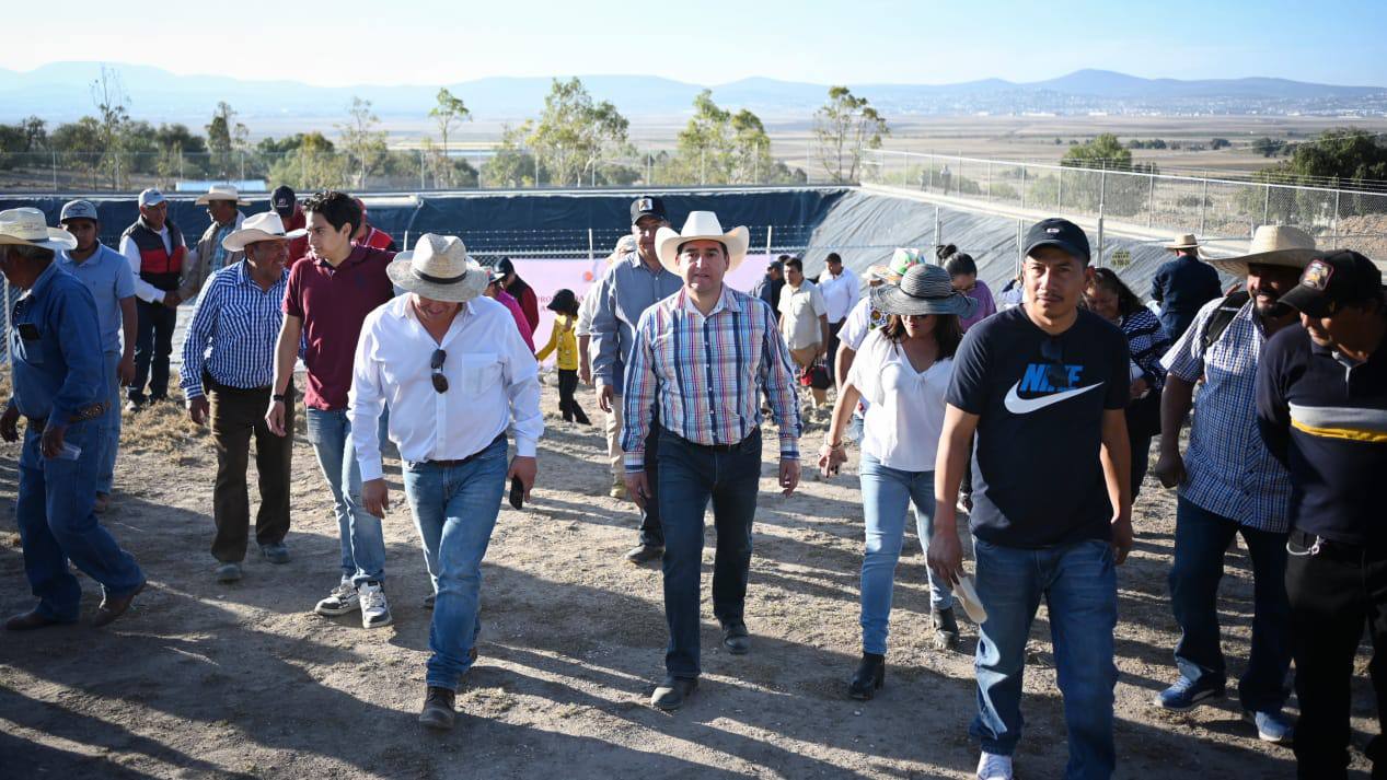 Emprende Saderh acciones   para recolectar agua en zonas agrícolas  