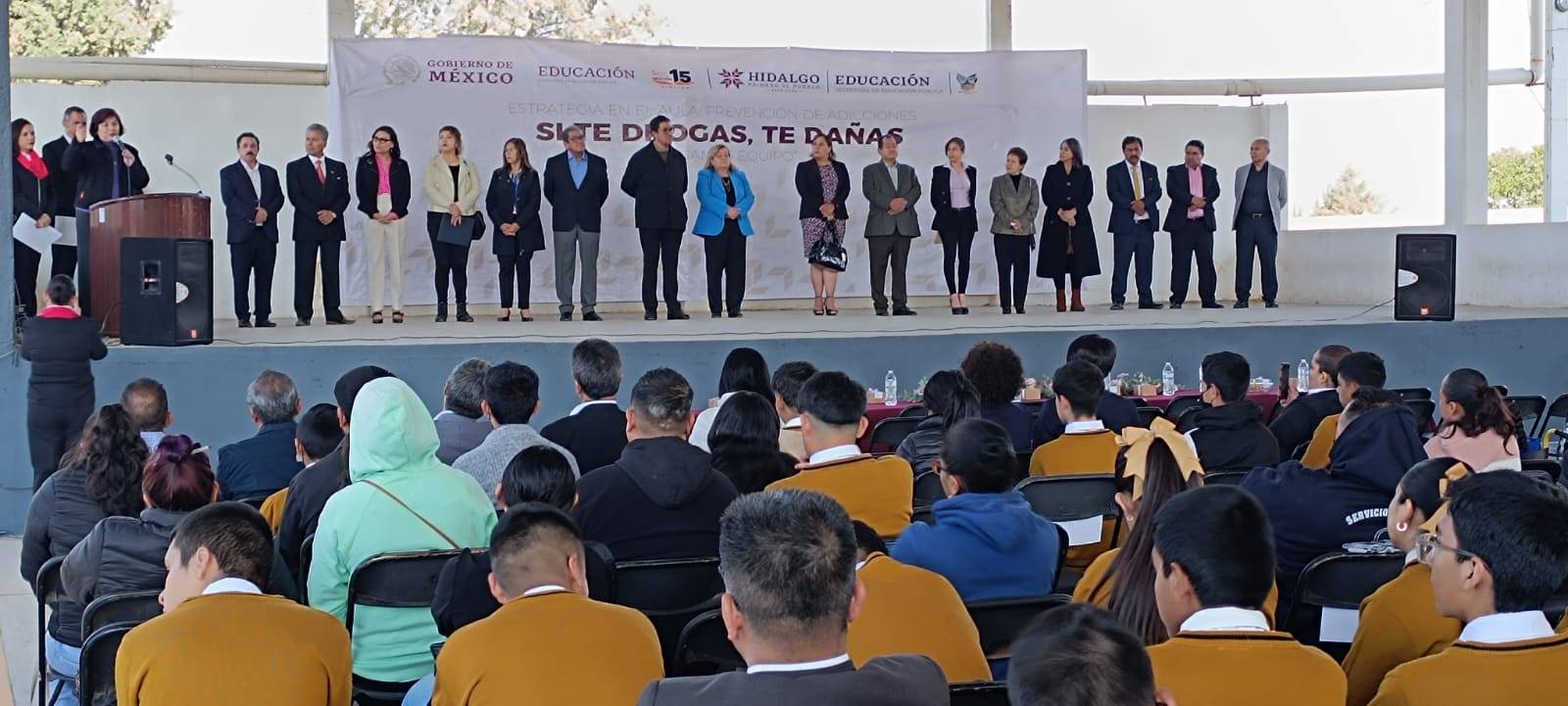 Arranca en Hidalgo Jornada “Si te drogas te dañas: Hagamos equipo”