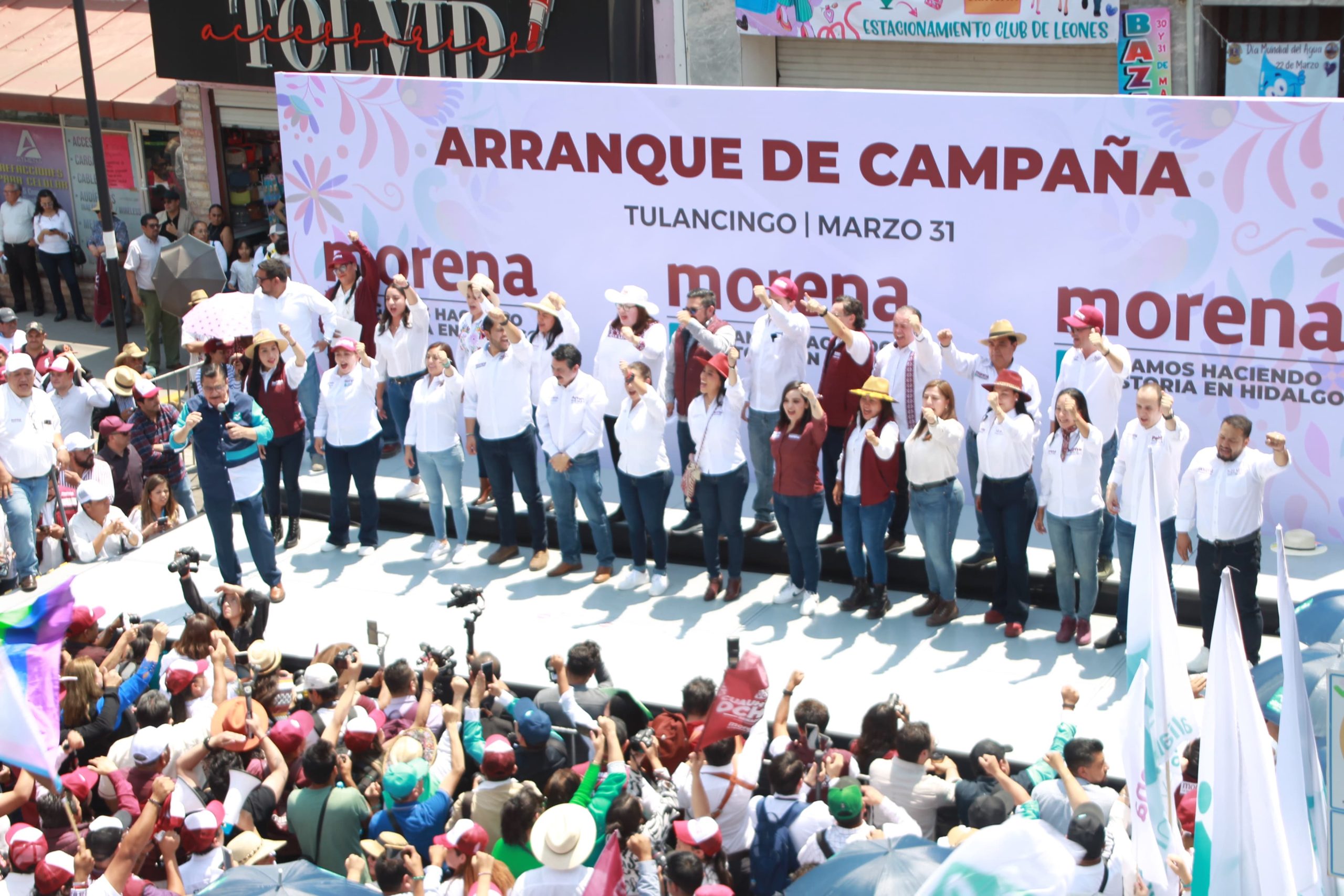 Arranca en Tulancingo campaña de candidatos de Morena y Nueva Alianza Hidalgo