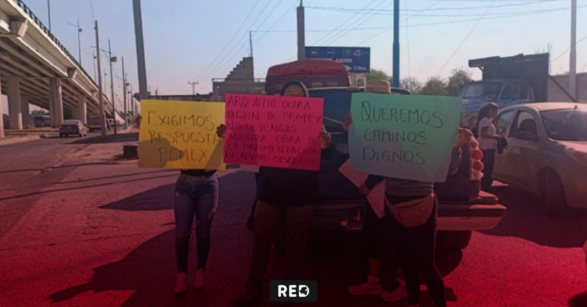 Bloqueo en Carretera Tula-Tlahuelilpan por Protesta