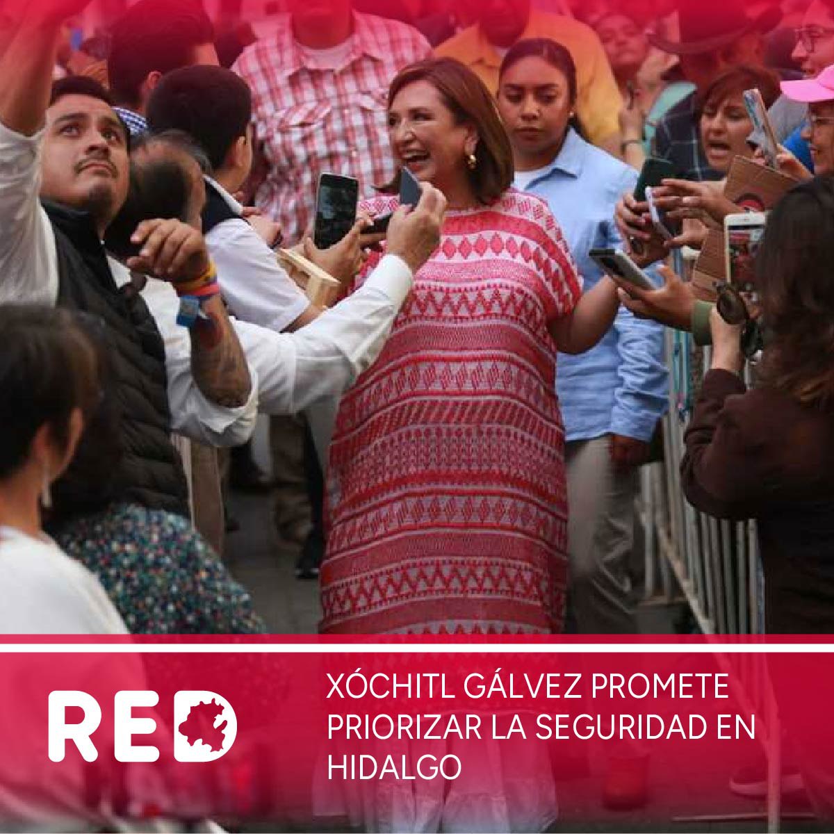 Xóchitl Gálvez Promete Priorizar la Seguridad en Hidalgo