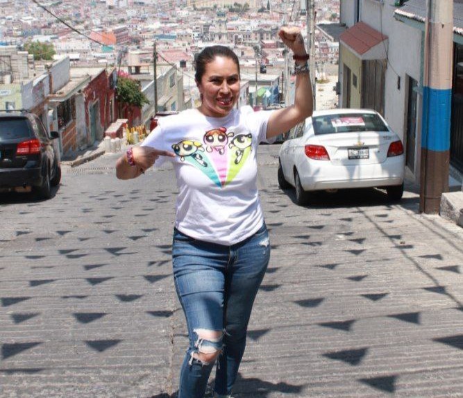 Simey Olvera profundiza en la Cuarta Transformación en la Montaña de Hidalgo