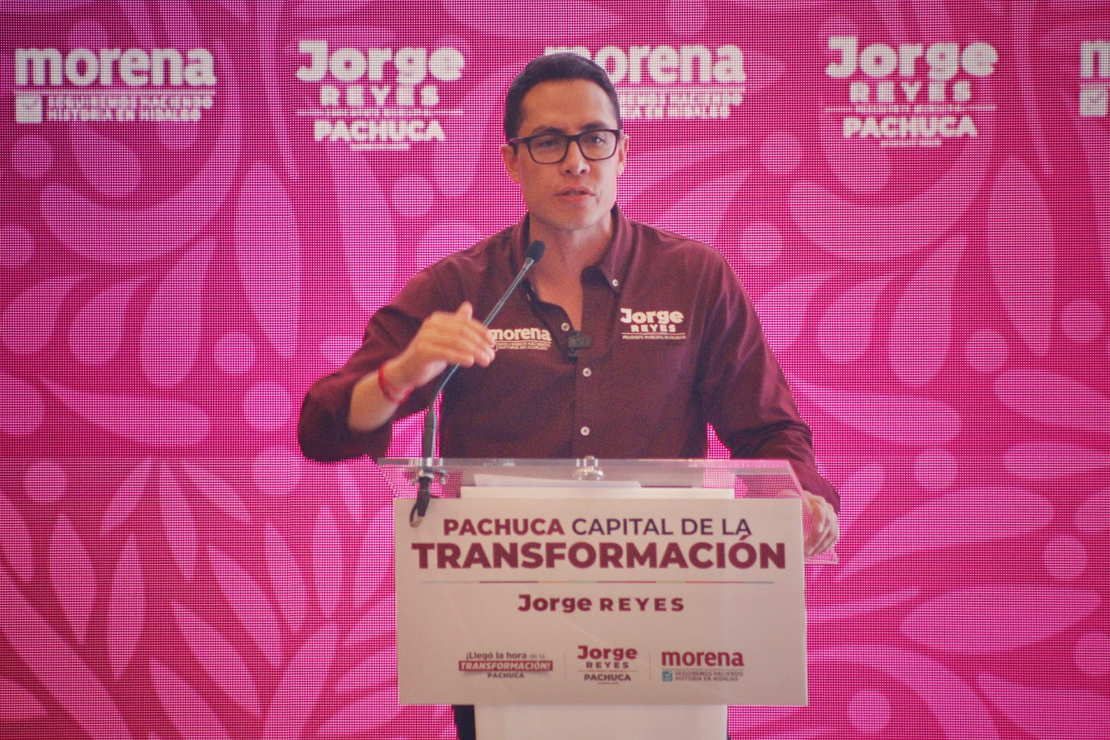 Jorge Reyes buscará impulsar un gobierno transparente en Pachuca