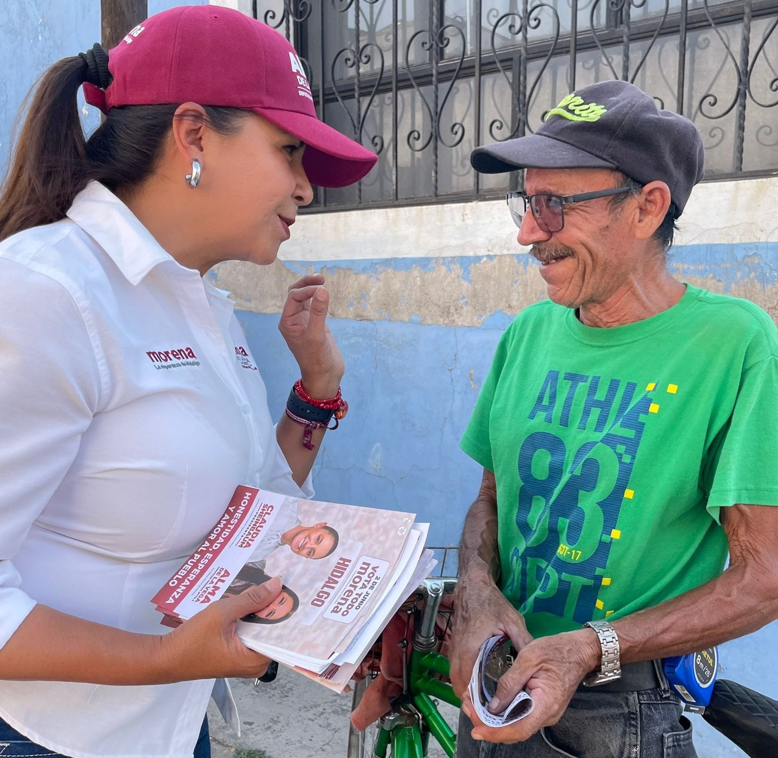 Alma de la Vega impulsa a la población a votar “5 de 5” por Morena en Hidalgo