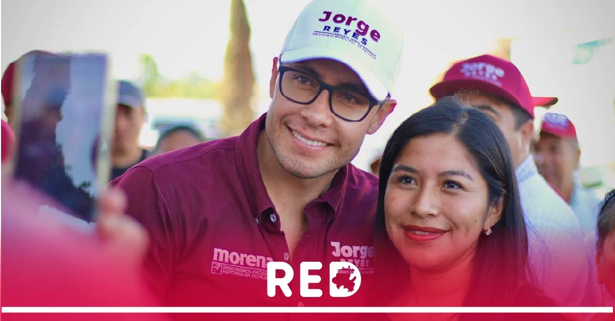 Jorge Reyes llama a votar por Morena y Nueva Alianza en Pachuca