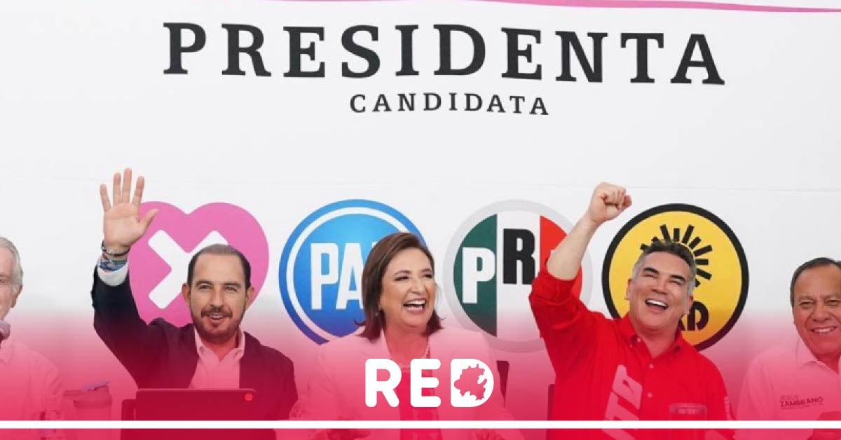 Xóchitl Gálvez cerrará ciclo con la coalición PRI, PAN y PRD
