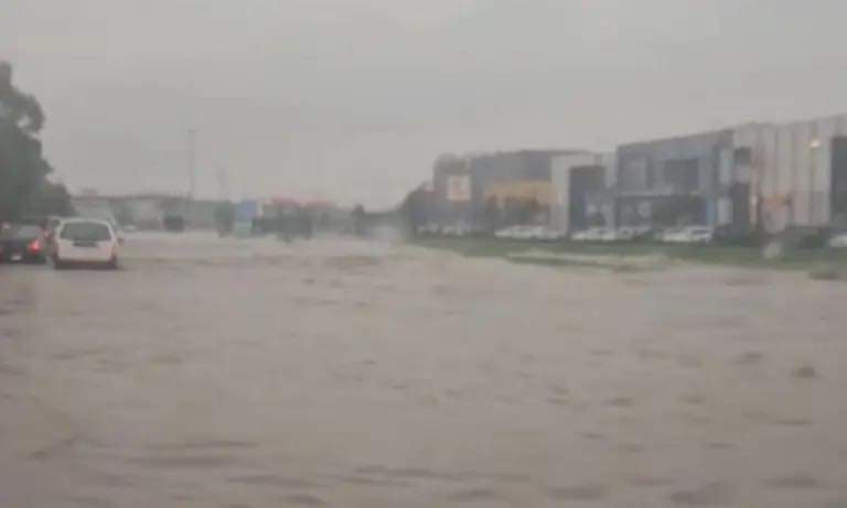 Fuertes inundaciones al sur de Pachuca