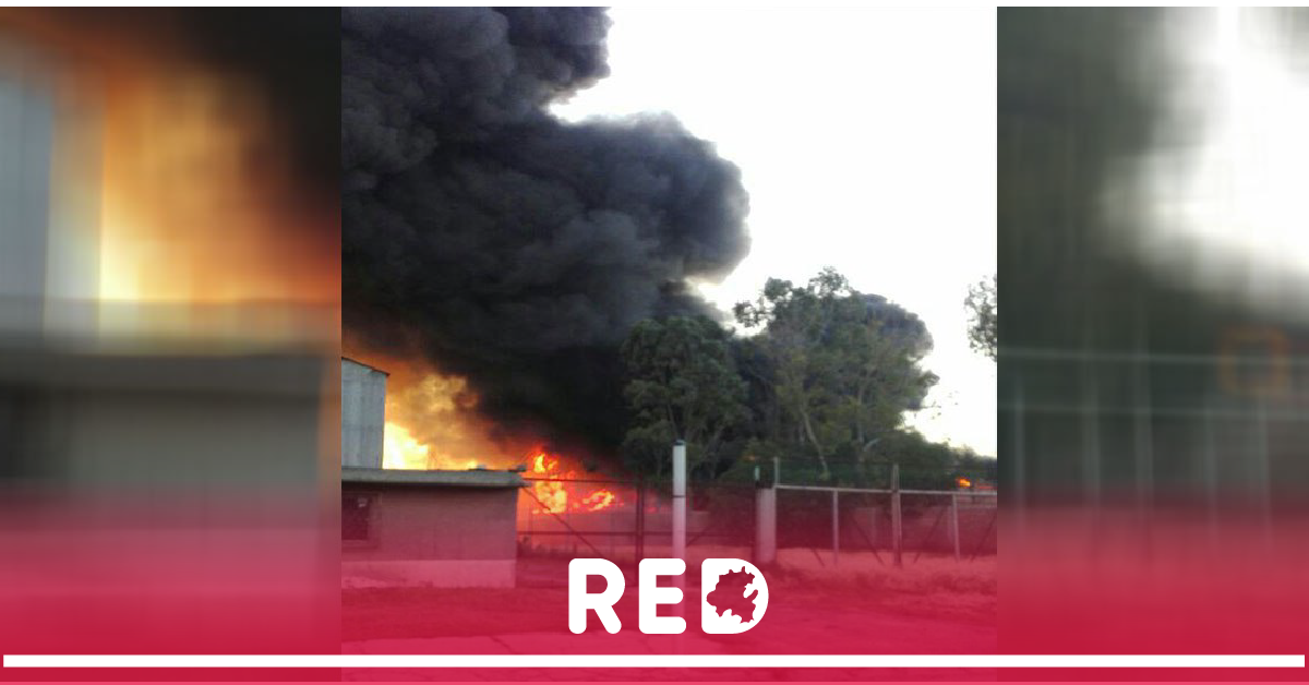 Incendio en fábrica de plásticos en Tizayuca deja a varios trabajadores heridos