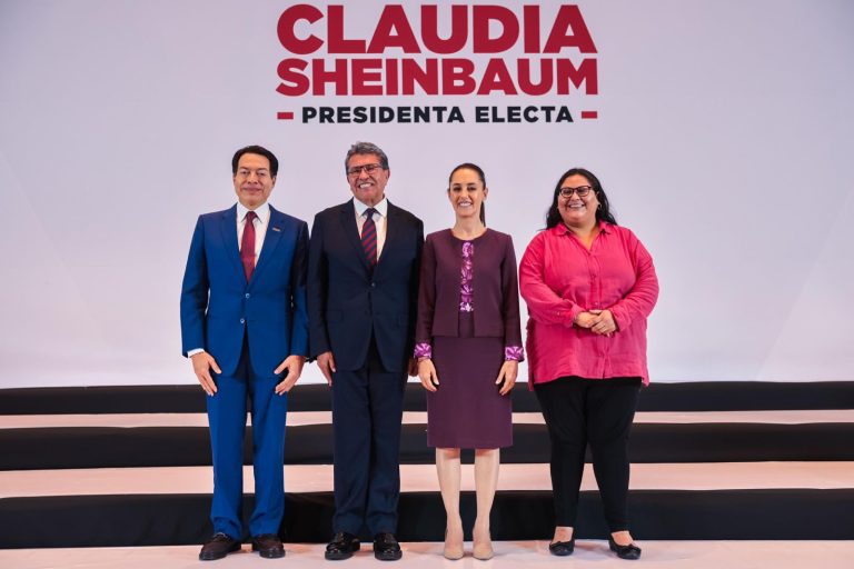 Claudia Sheinbaum respalda el nombramiento de Ricardo Monreal como coordinador de Morena