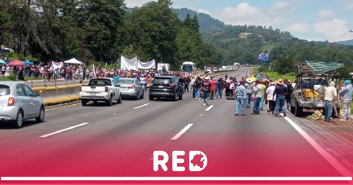 Ejidatarios liberan solo dos horas la autopista México-Puebla y el Arco Norte tras 48 horas de bloqueo