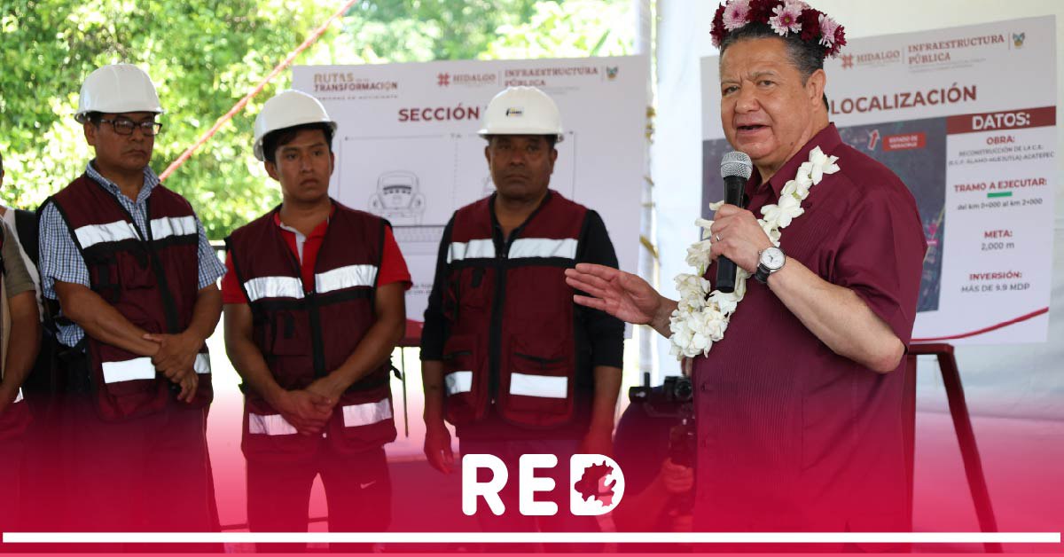 Feliz y comprometido, Julio Menchaca visitó el municipio de Tlanchinol