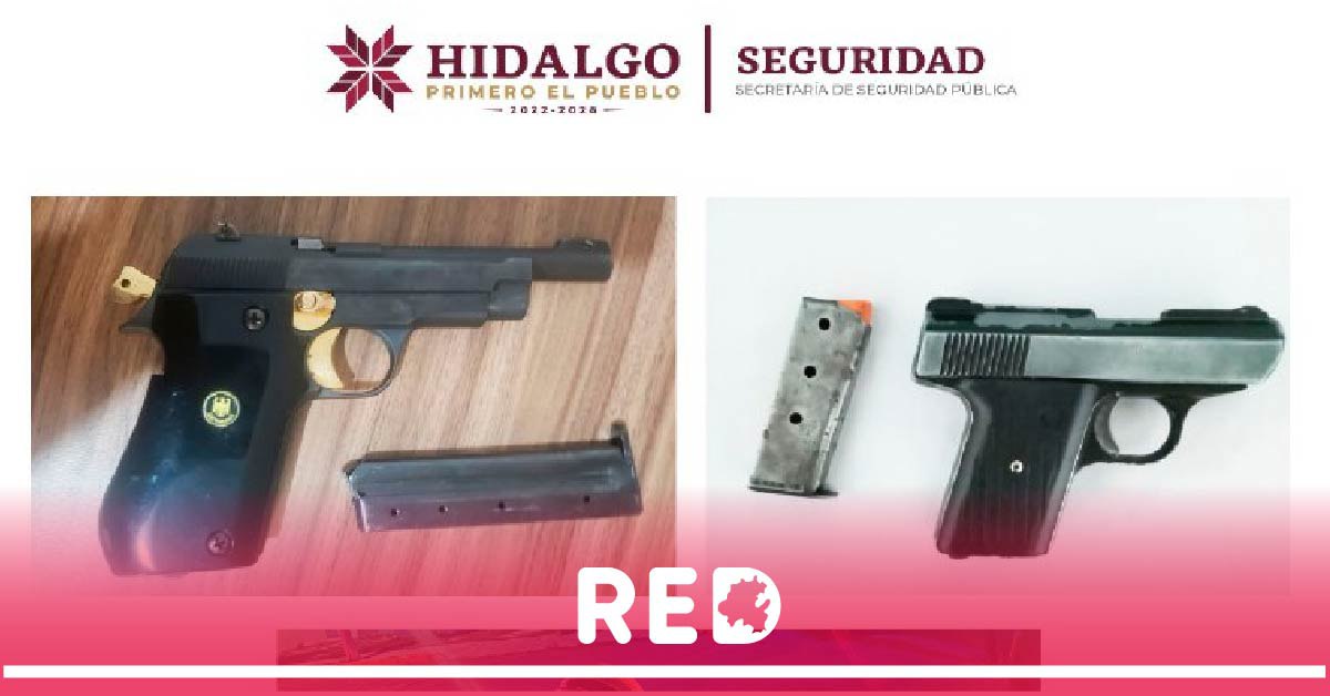 Aseguran armas y detienen a cuatro personas en operativos