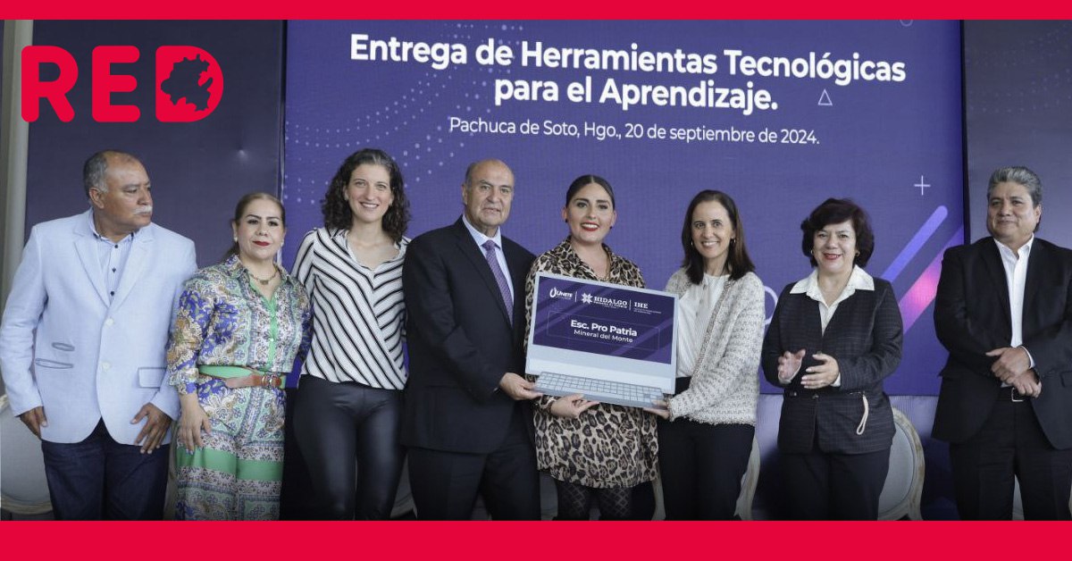 Entregan equipos tecnológicos a 20 escuelas de Hidalgo