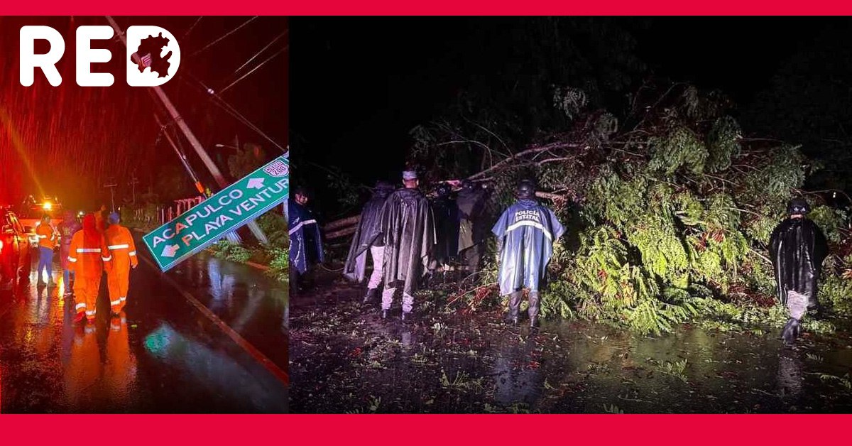 Huracán John deja daños materiales y dos personas sin vida tras su paso por Guerrero