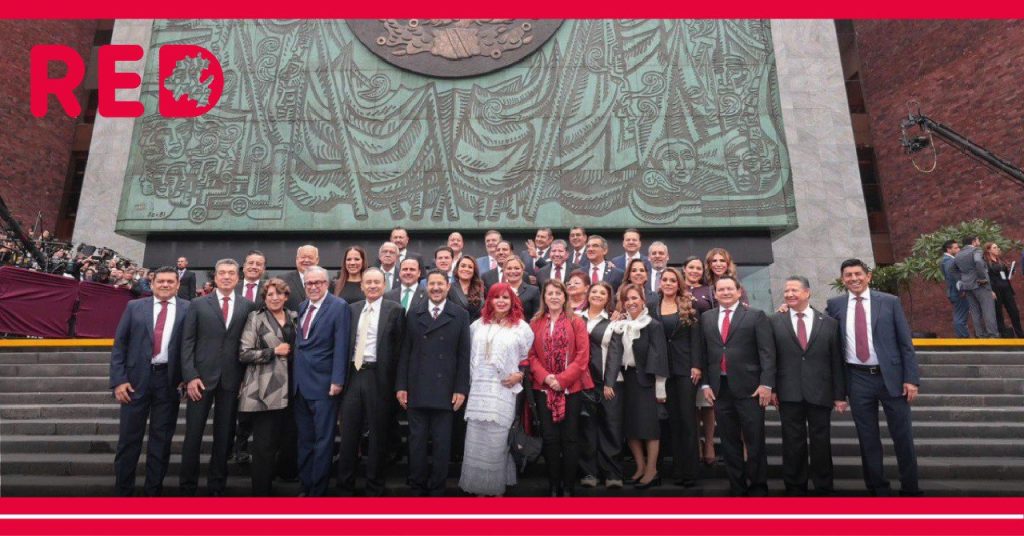 Gobernador de Hidalgo presente en toma de protesta de Claudia Sheinbaum menchaca