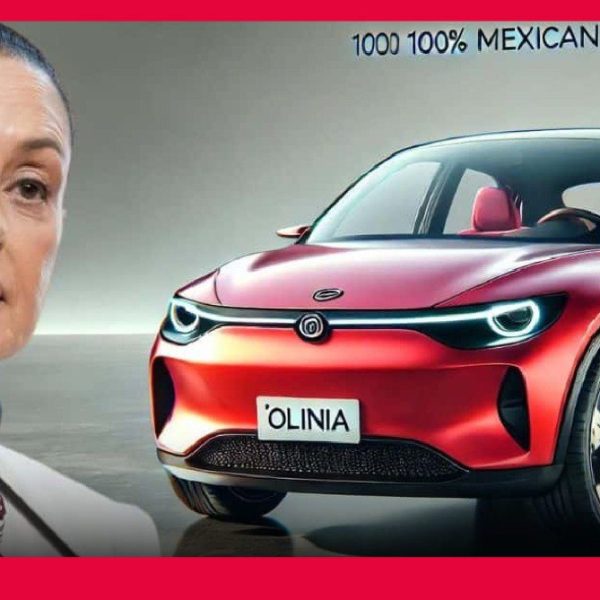 Claudia Sheinbaum anunció la creación de Olinia, un automóvil eléctrico