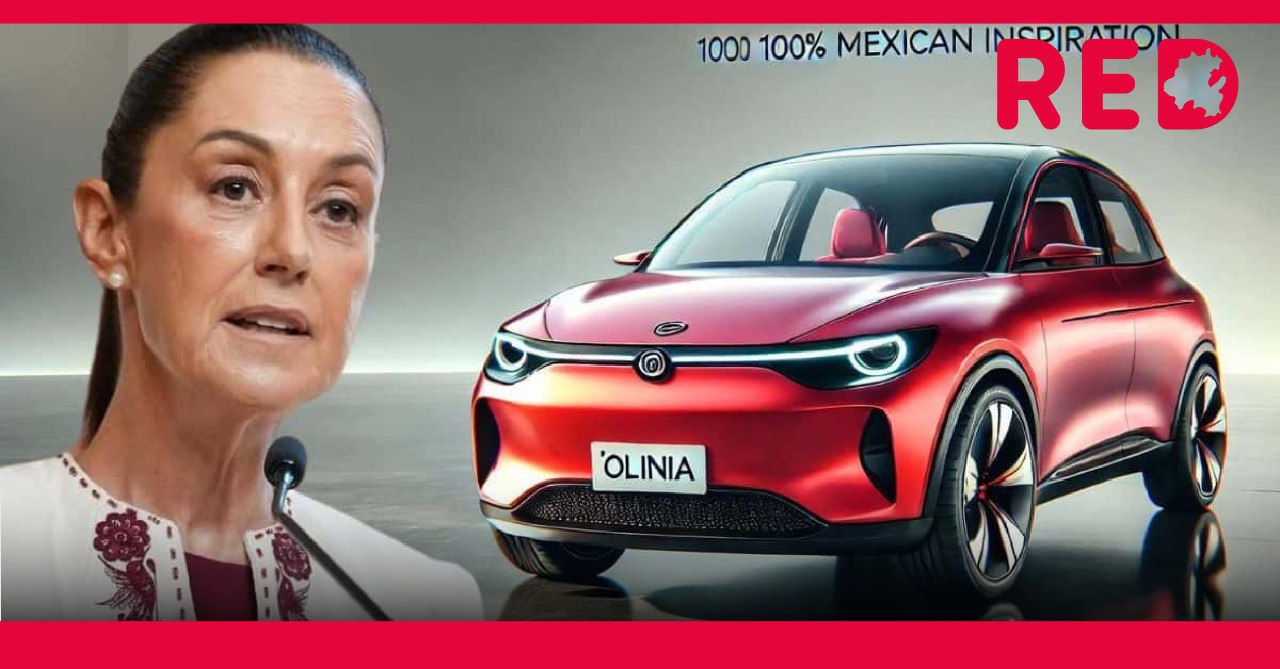 Claudia Sheinbaum anunció la creación de Olinia, un automóvil eléctrico