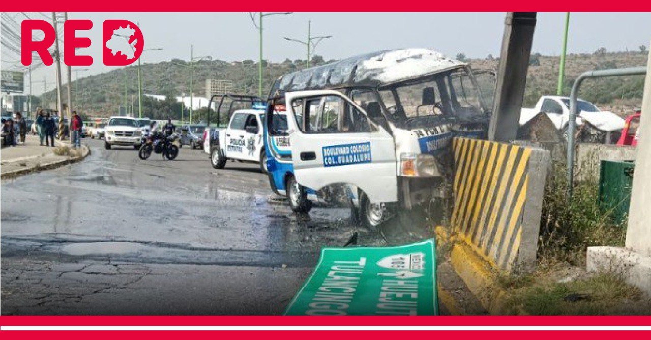 Accidente de colectiva en Bulevar Colosio deja heridos y chofer detenido