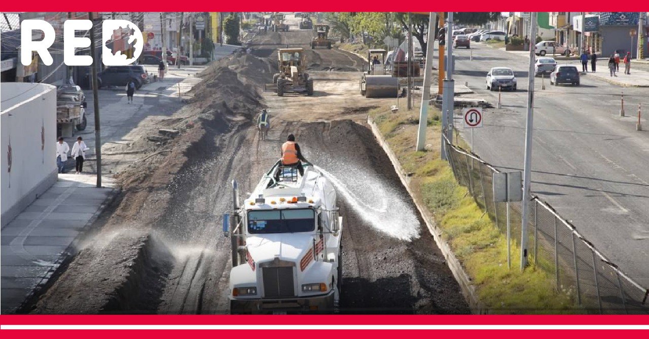 Obra en el bulevar Minero en Pachuca terminarán en febrero del 2025