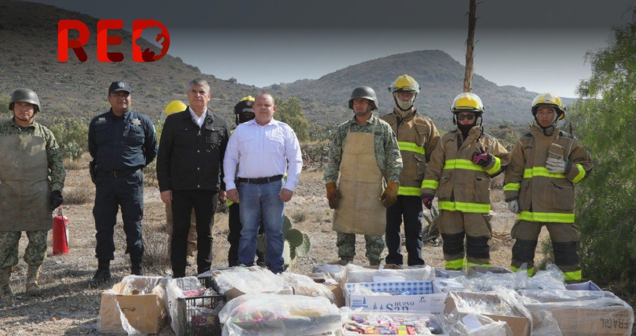 Destruyen material pirotécnico en Pachuca